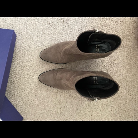 Stuart Weitzman Nuprancing Suede Bootie | Size 9.5 - Picture 5 of 7
